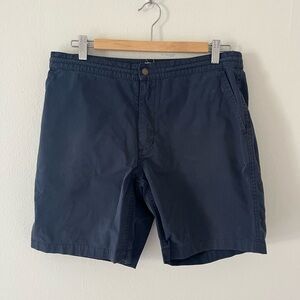 Taylor Stitch Navy Men’s Flat Front Shorts